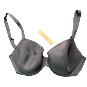 SKIMS ONYX black weightless Demi underwire bra size 32DDD NWT